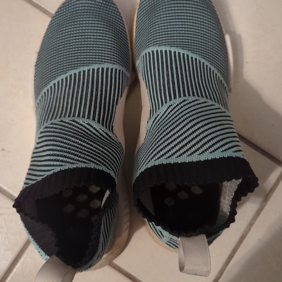 Adidas Parley NMD CSI Primeknit Blue Spirit Black Pre-Owned Size 10 - Picture 5 of 7